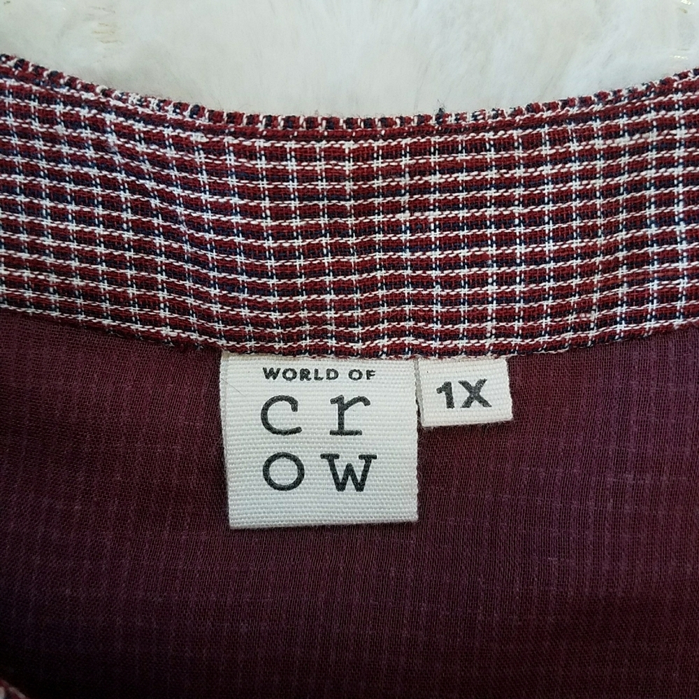 World of Crow Checkered Midi Dress - Picture 10 of 12